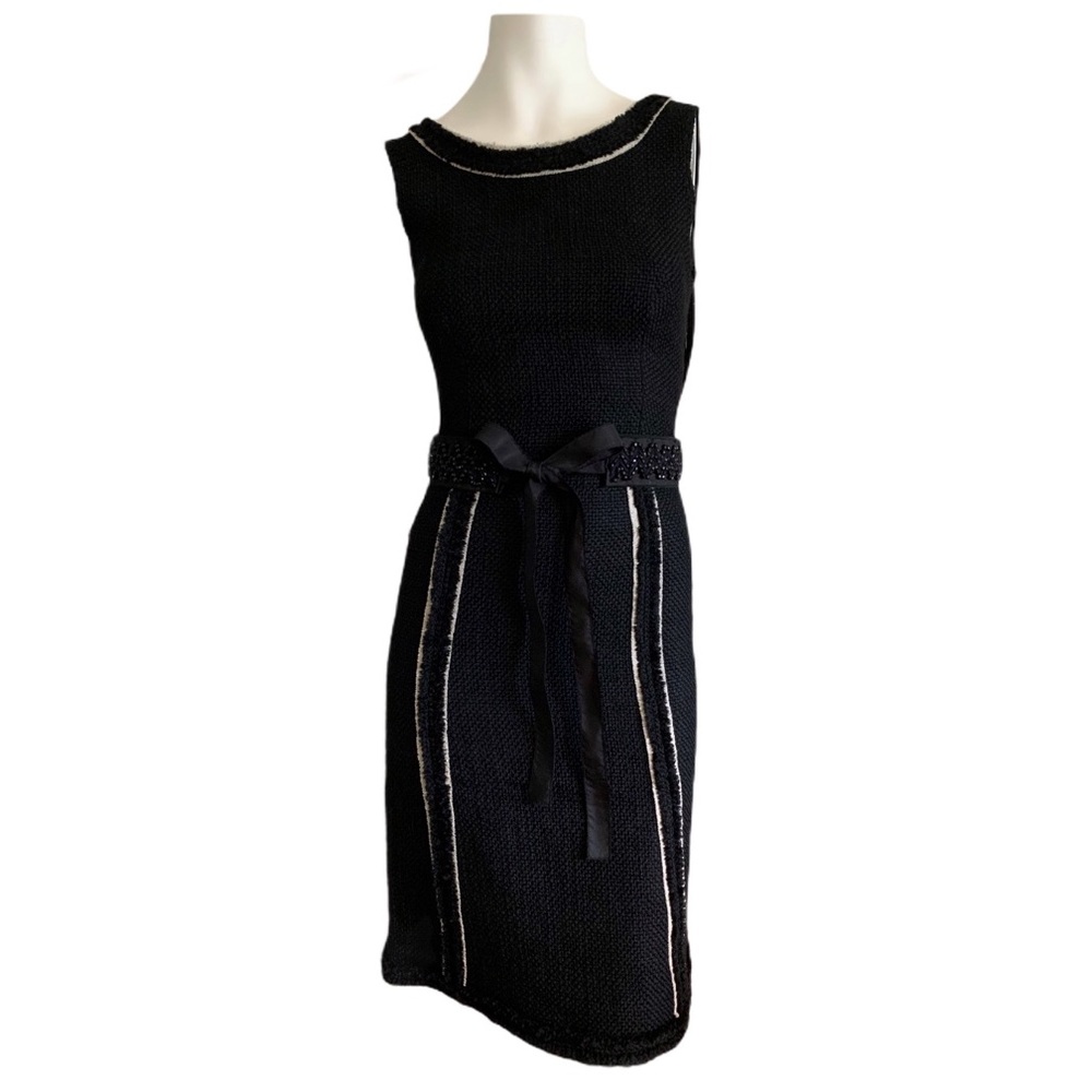 PRADA Virgin Wool Sheath Dress | Black Size 2